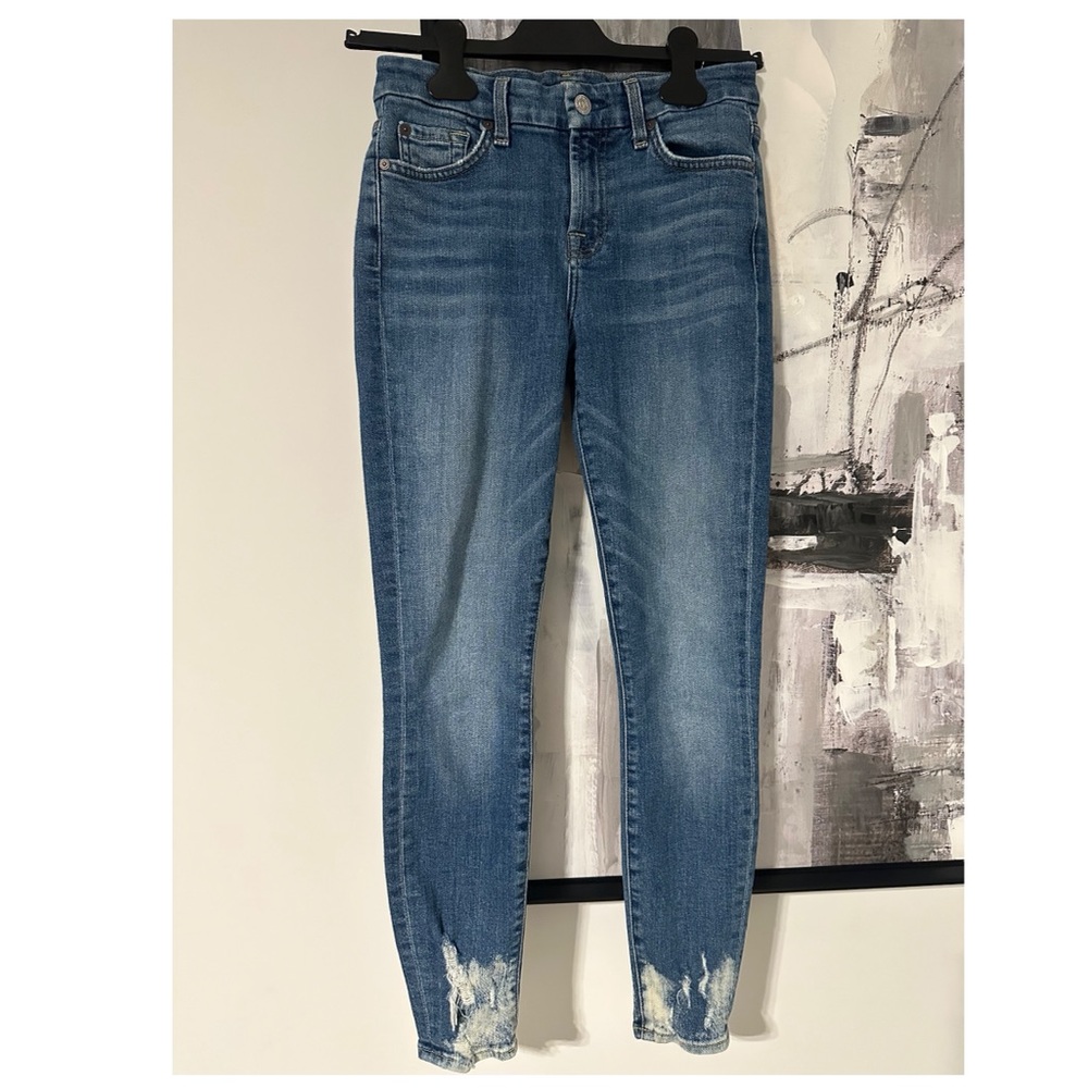 7 FOR ALL MANKIND SKINNY JEANS